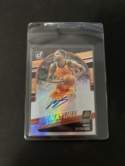 2020 panini donruss signature series mikal bridges auto