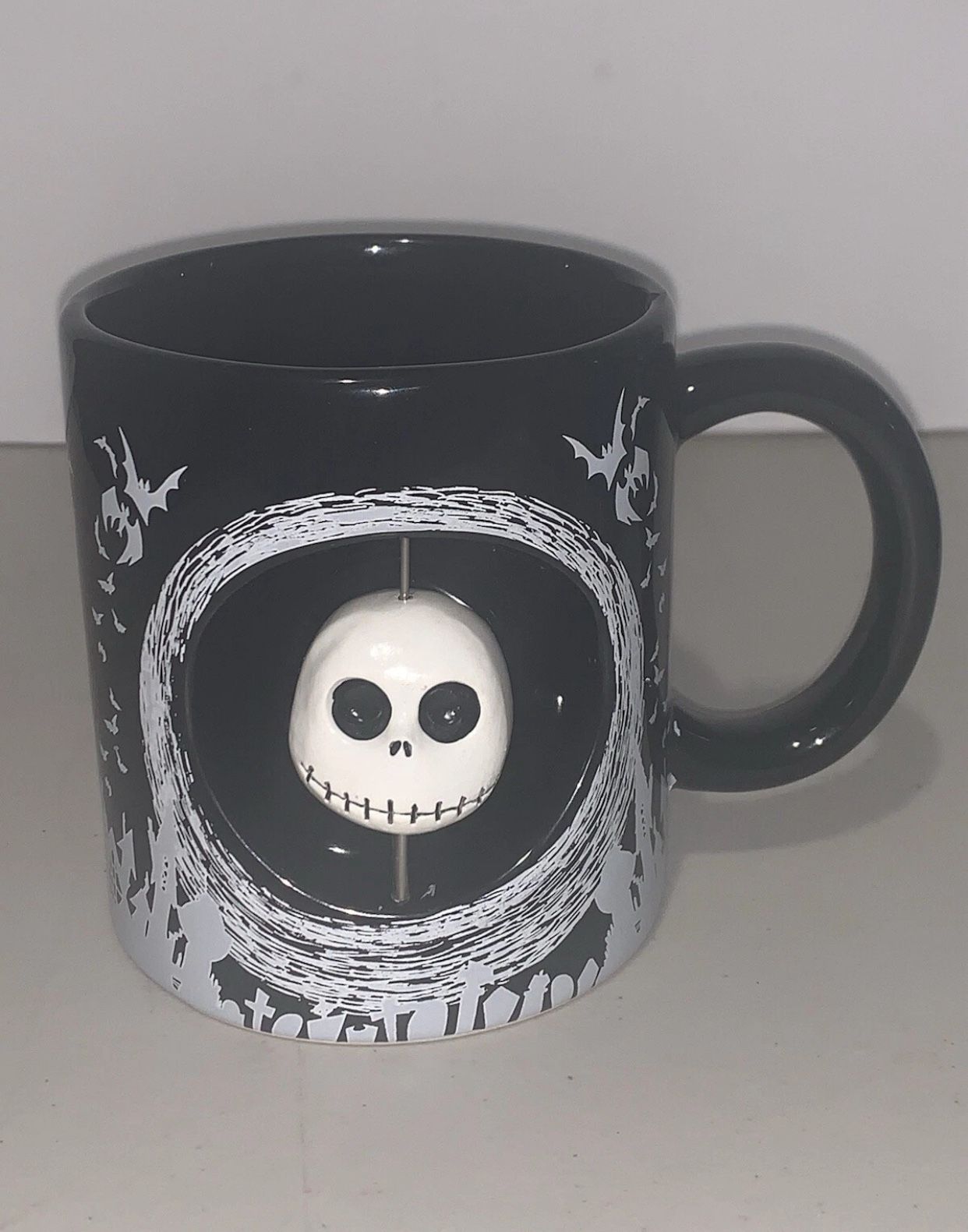 Disney Nightmare Before Christmas Spinning Jack Skellington Coffee 20oz Mug
