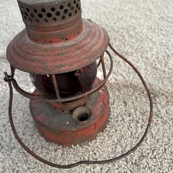  Vintage Rail Oil Lantern - Non Reproduction 