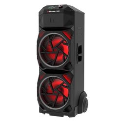 NEW! Monster GI30 Pro High Power 2000W Bluetooth Party Speaker with deep bass and RGB LED Lights $299.99
