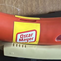 Oscar Mayer hotdog car piggy bank