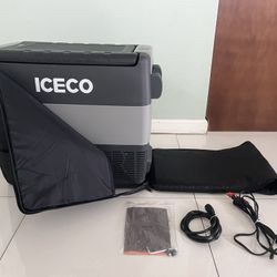 Iceco JP50 53 Quart Fridge Freezer 12V Car Camping