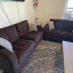Brown 3 Sets of New Sofas