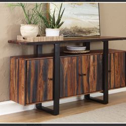 Solid Sheesham Sideboard/ Solid Wood server/ Live Edge Server/ Live Edge Sideboard/ Sheesham Server