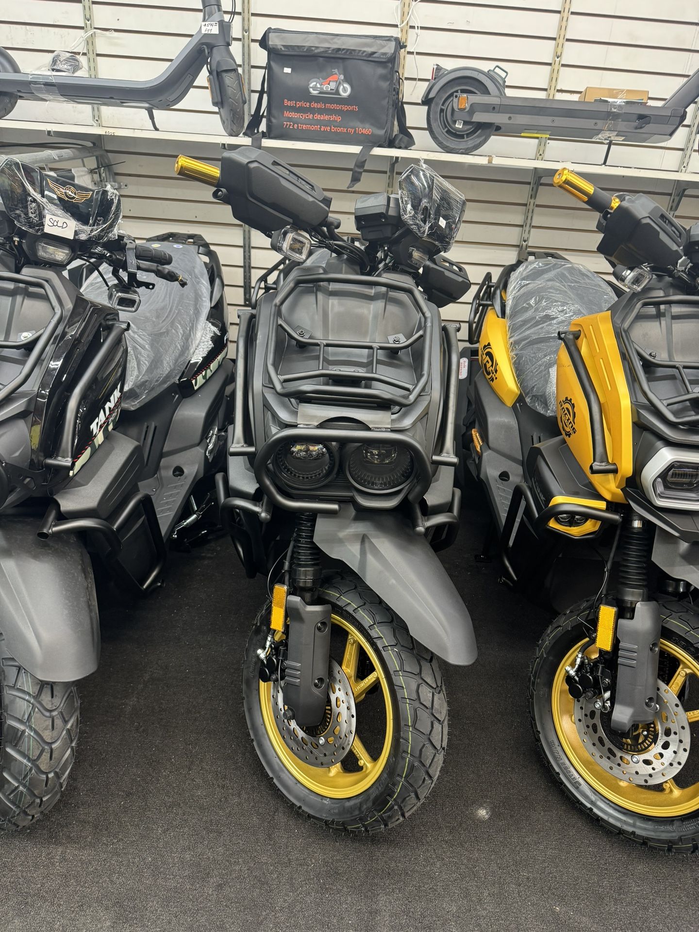 Brand New 200cc Tank Gold Edition