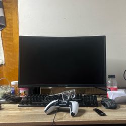 Monitor And Table