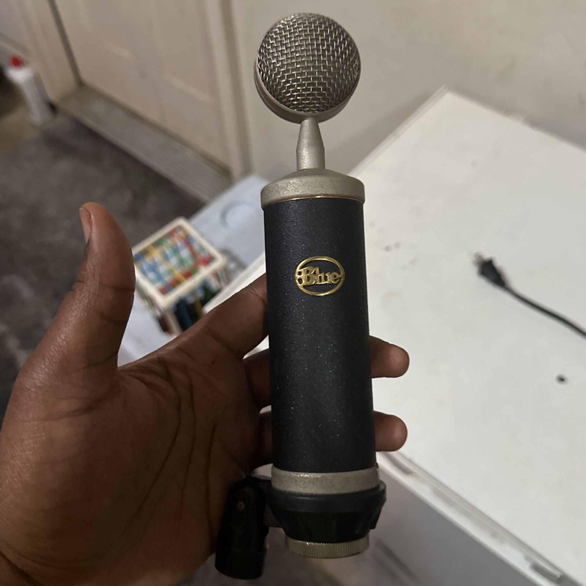 Blue Baby Bottle Mic