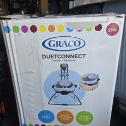 Great condition Graco swing and bouncer. Totally clean.