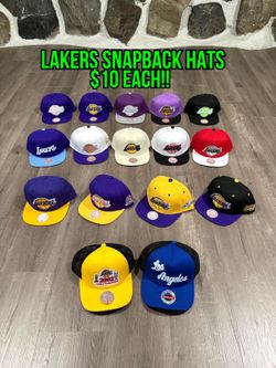 NBA Mitchell and ness Los Angeles lakers SnapBack hats