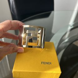 Authentic Fendi Gold Bangle Bracelet