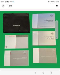 OEM NISSAN 2017 ARMADA PLATINUM OWNERS MANUAL 