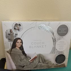 Premium Couch Blanket - Blanket W Sleeves 