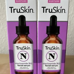 New 2 Pack TruSkin Niacinamide (B3) facial serum