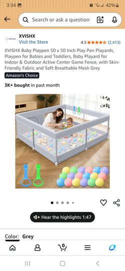 Baby playpen size 50x50 New in box pick up in Pomona $35