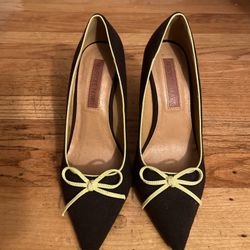 Black & Yellow Heels