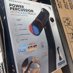 Sharper Image Power Percussion Hot & Cold Reach Massager