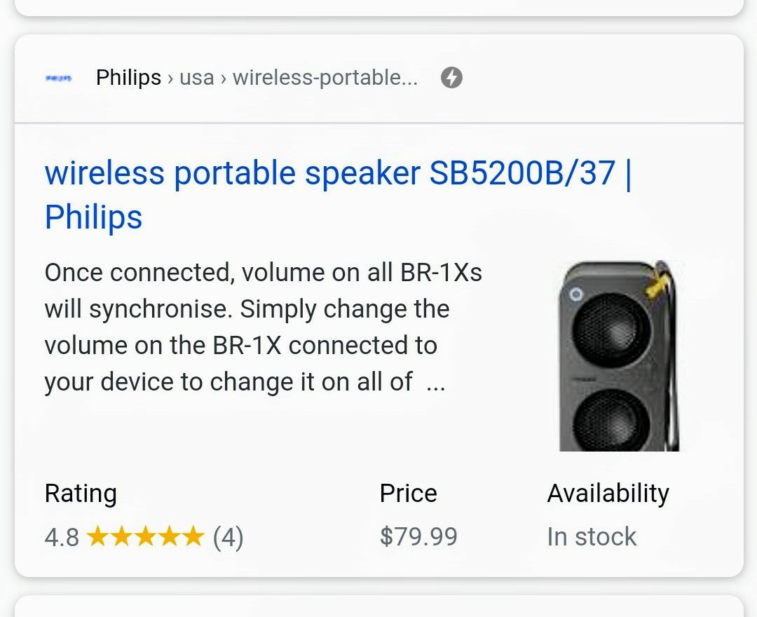 Brand new Philips BR 1X