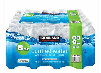 Kirkland Water Bottles 8oz 40 per CASE