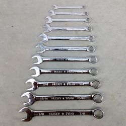 Husky 11-Piece SAE Combination Wrench Set