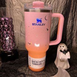Stanley 40oz Halloween Pink