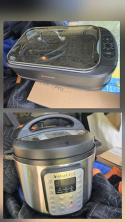 Instant pot and Smokeless indoor grill