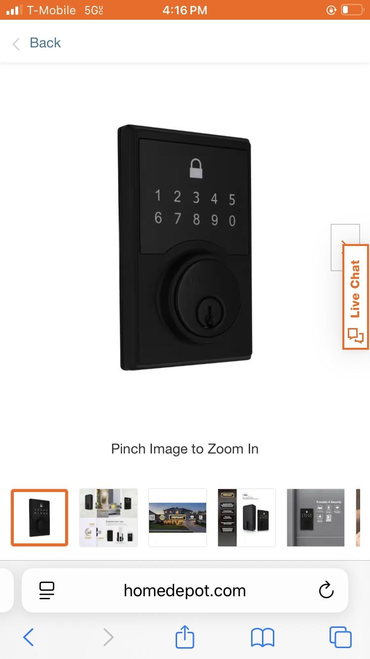 Defiant Front Door Key Pad