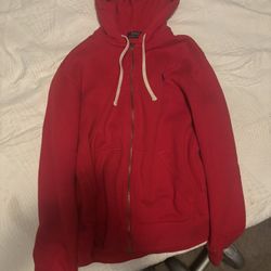 Red Polo Hoodie