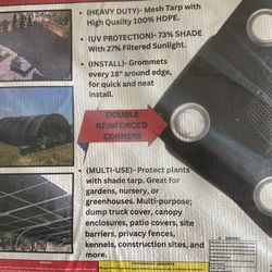20x20 Black Mesh