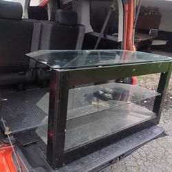 3 Tier Glass TV Stand 
