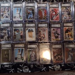 23 Lot baseball card graded Lot, Lots Of 10's, And 9.5's