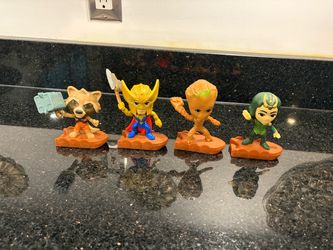 Marvel Avengers Action Figures Rocket Raccoon Thor Groot Mantis Action Figures