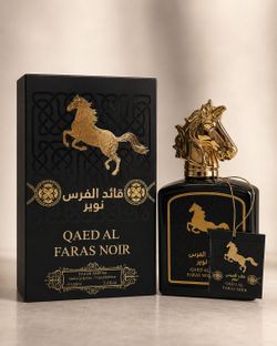 Lattafa Qaed Al Faras Noir Eau de Parfum Spray 3.4 fl oz / 100ml Regular