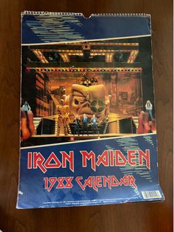 1988 Iron Maiden calendar 2028 Calendar