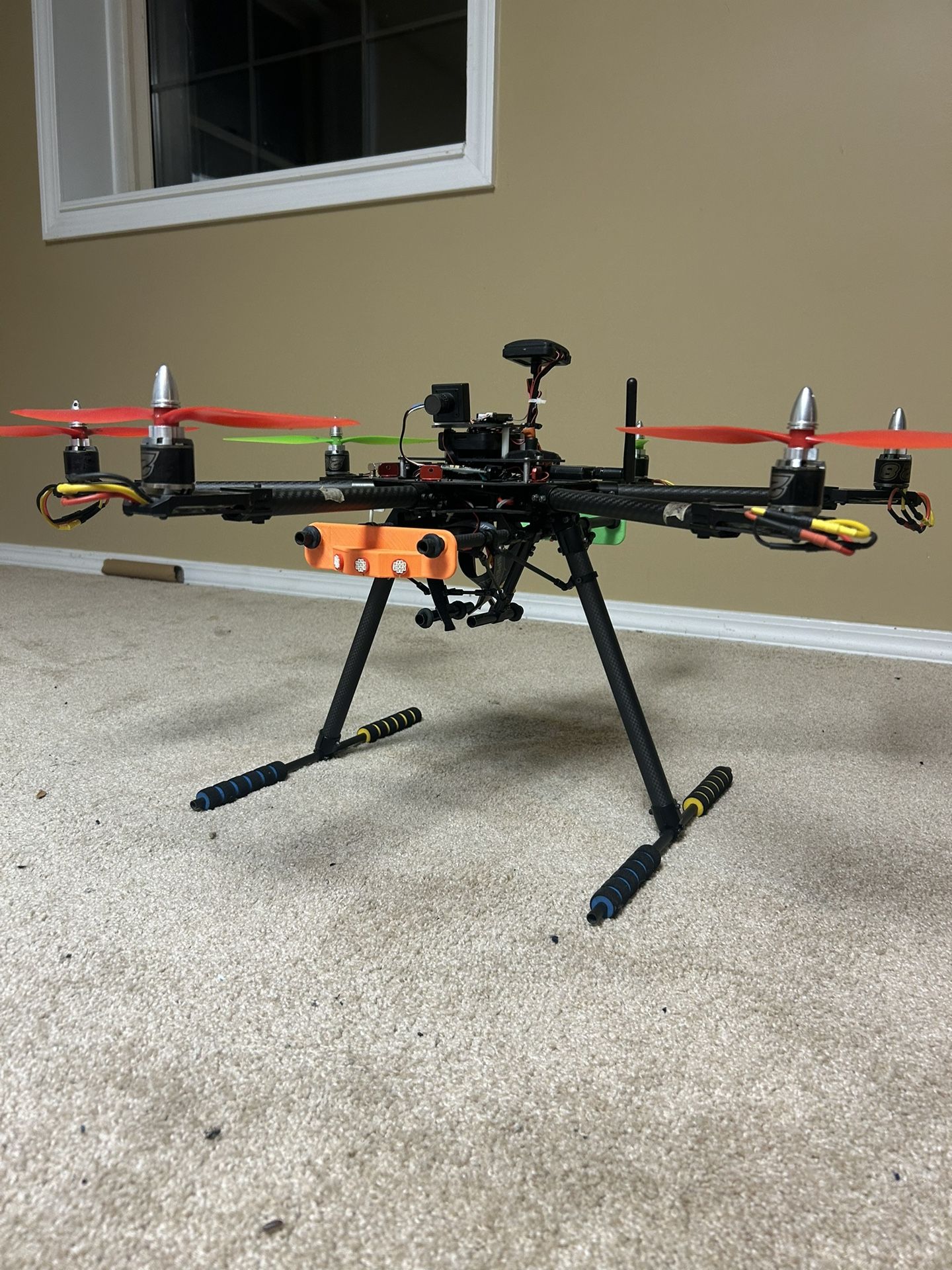 Six Wing Carbon Fiber Drone