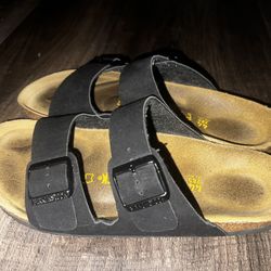 Birkenstock sandals (wool) blk