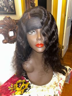 Long Wavy Lace Front Wig Dark Brown