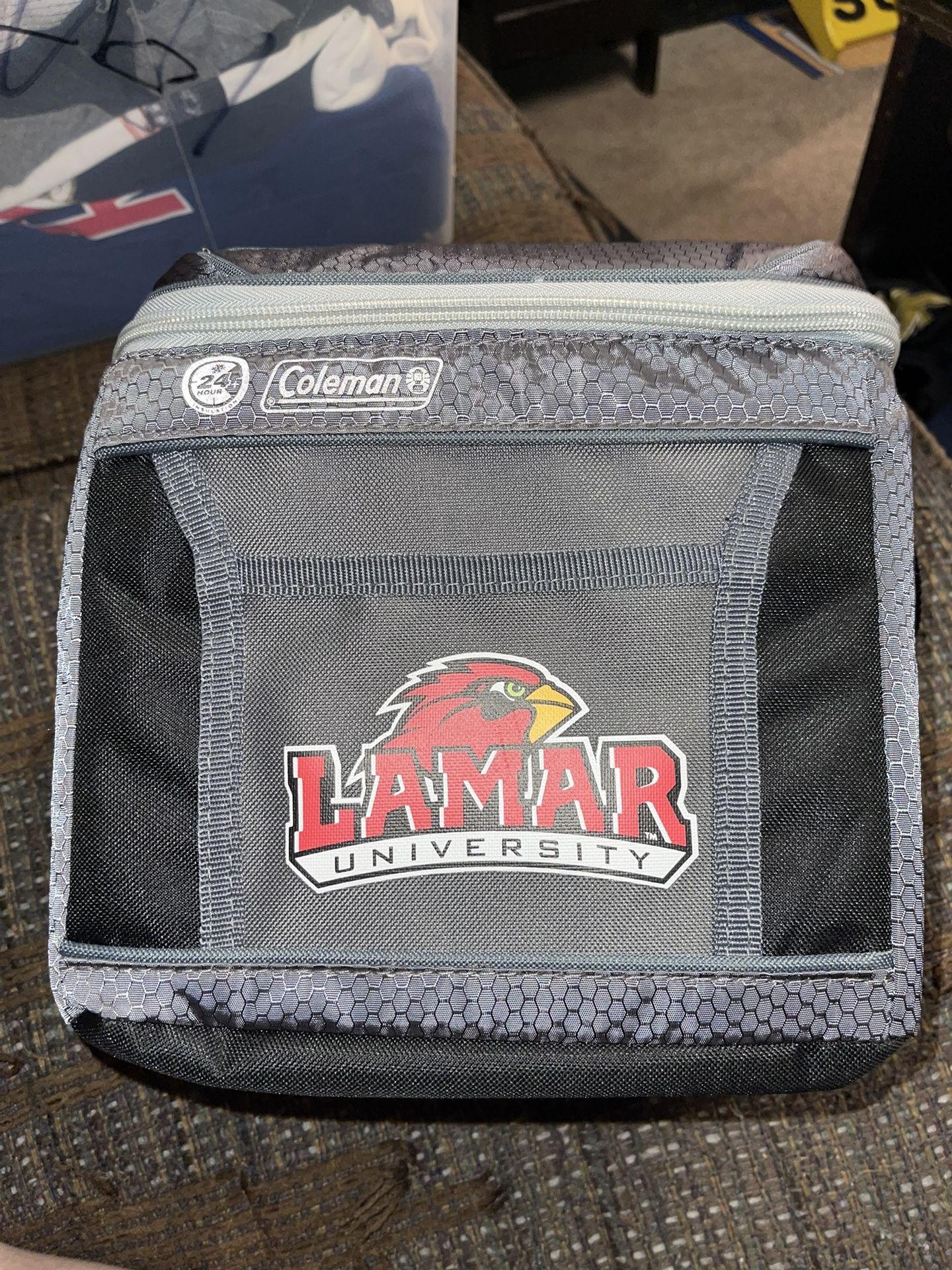 Rawlings Coleman NCAA Lamar University Cardinals Cooler Lunchbox Brand New LMUC.