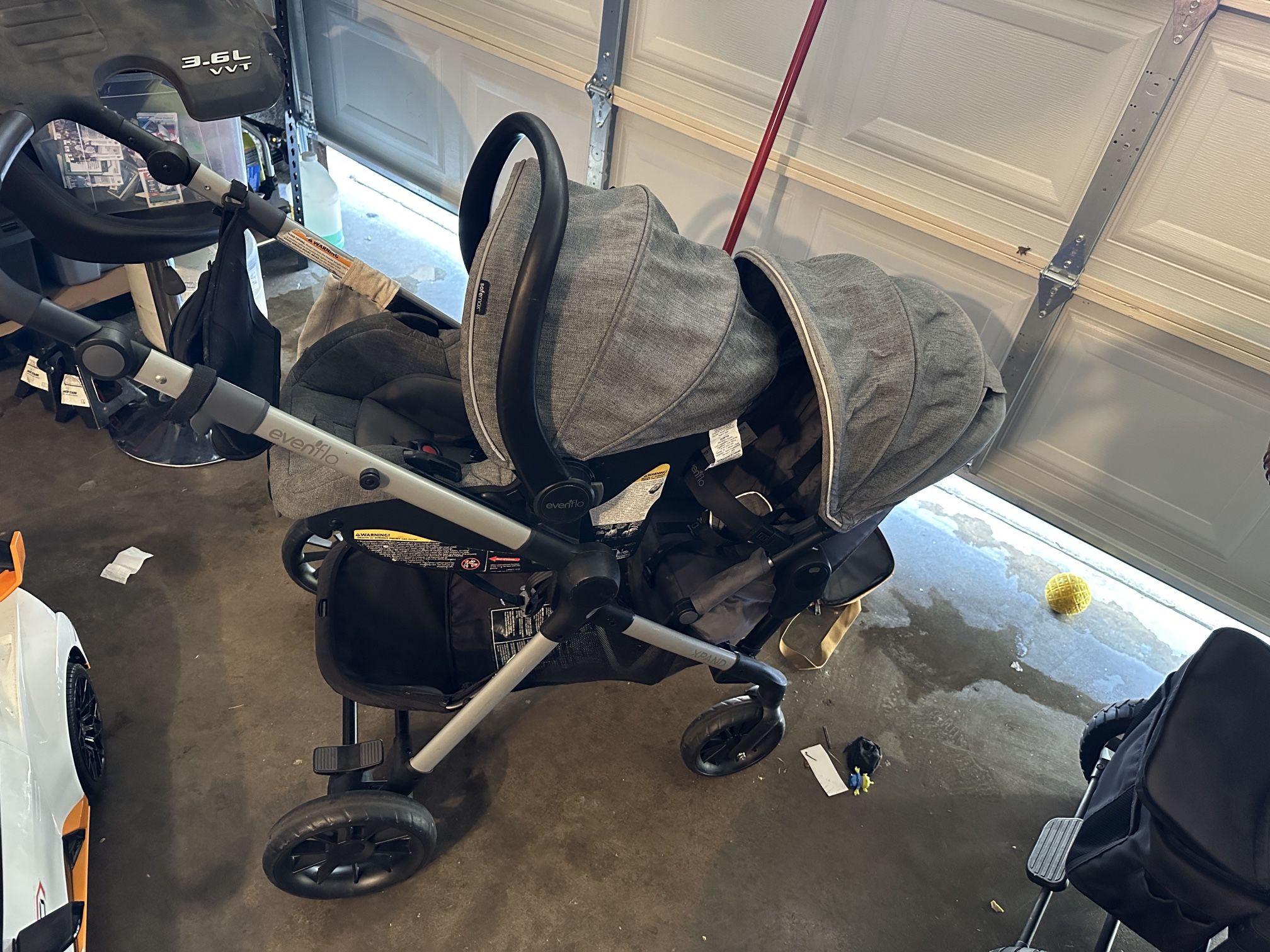 Evenflo Double Or Single Stroller 