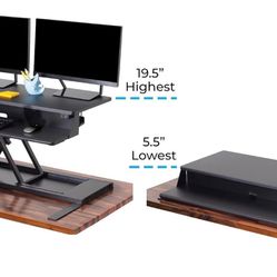 Stand Steady Flexpro 36” Sit Stand Desk Converter 