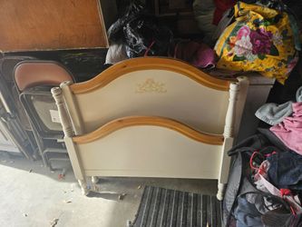 Wood Bed Headboard and Footboard Set