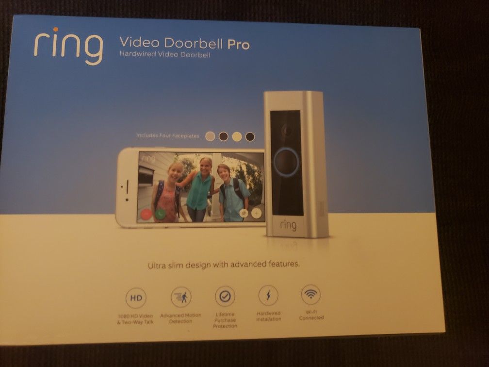 Ring Video Doorbell Pro 1080P Brand New