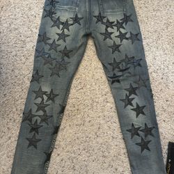 amiri x chemist jeans