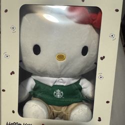 Hello Kitty Starbucks Plushy 
