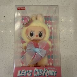 POP MART Authentic Labubu the Monsters Let's Checkmate Series Vinyl Plush Doll
