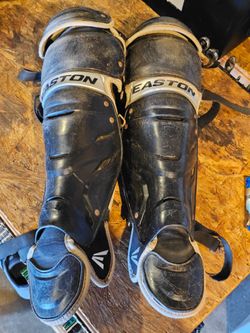 Easton Baseball Catcher Shin Guards Ages 12-15