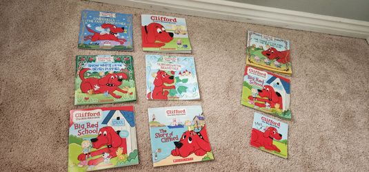 Set of 6 Clifford the big red dog paperback books