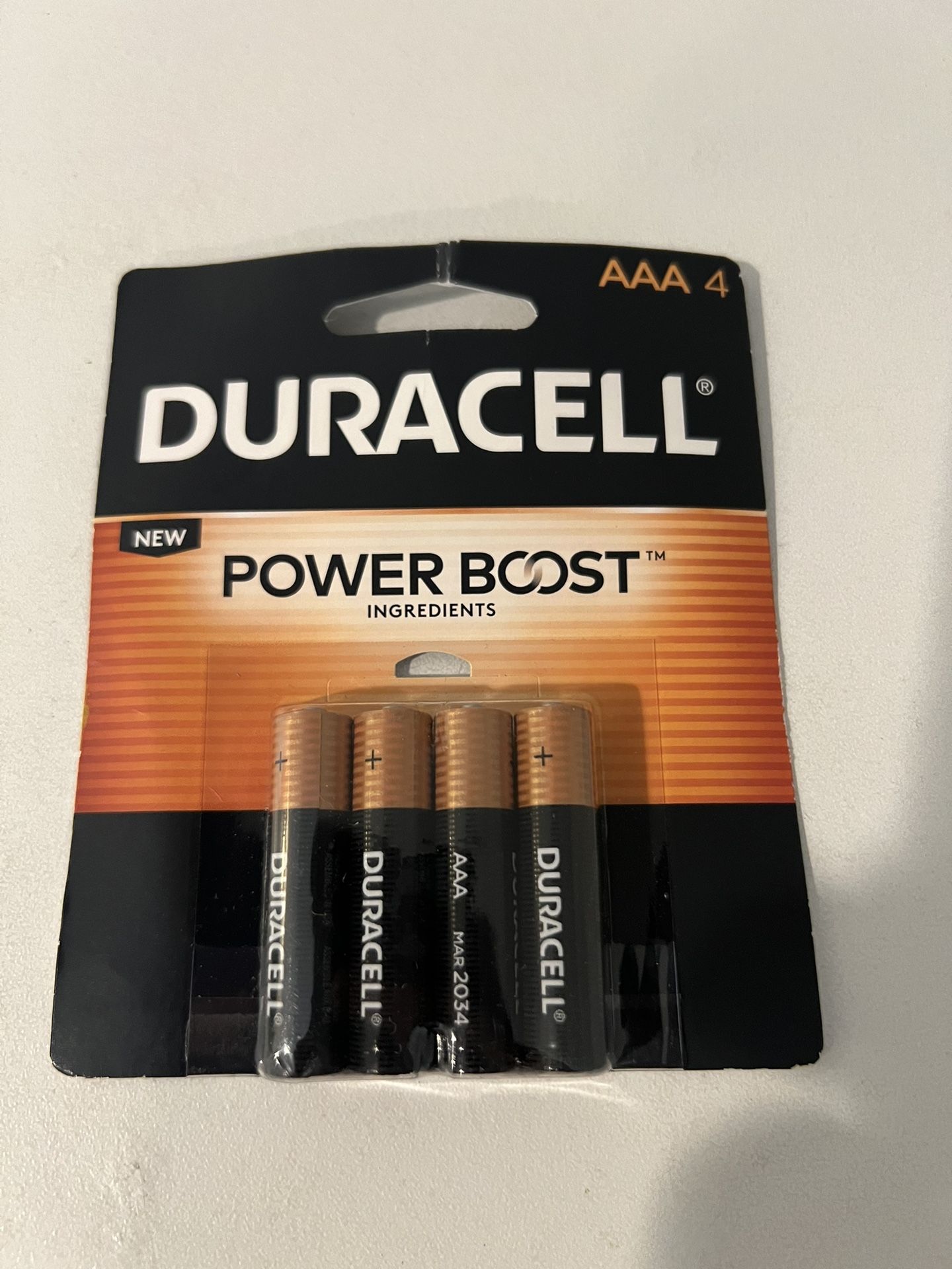 Brand New - Duracell Powerboost AAA4