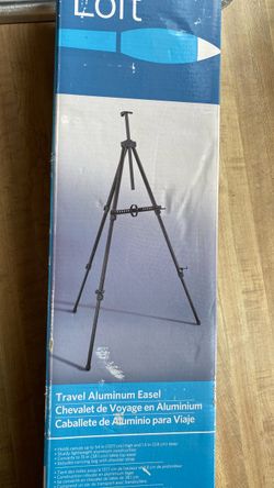 Art easel artist’s loft with tote bag to  travel, aluminum easel