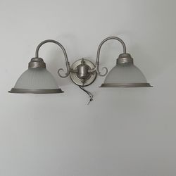 Set Of Two Double Wall Lamps