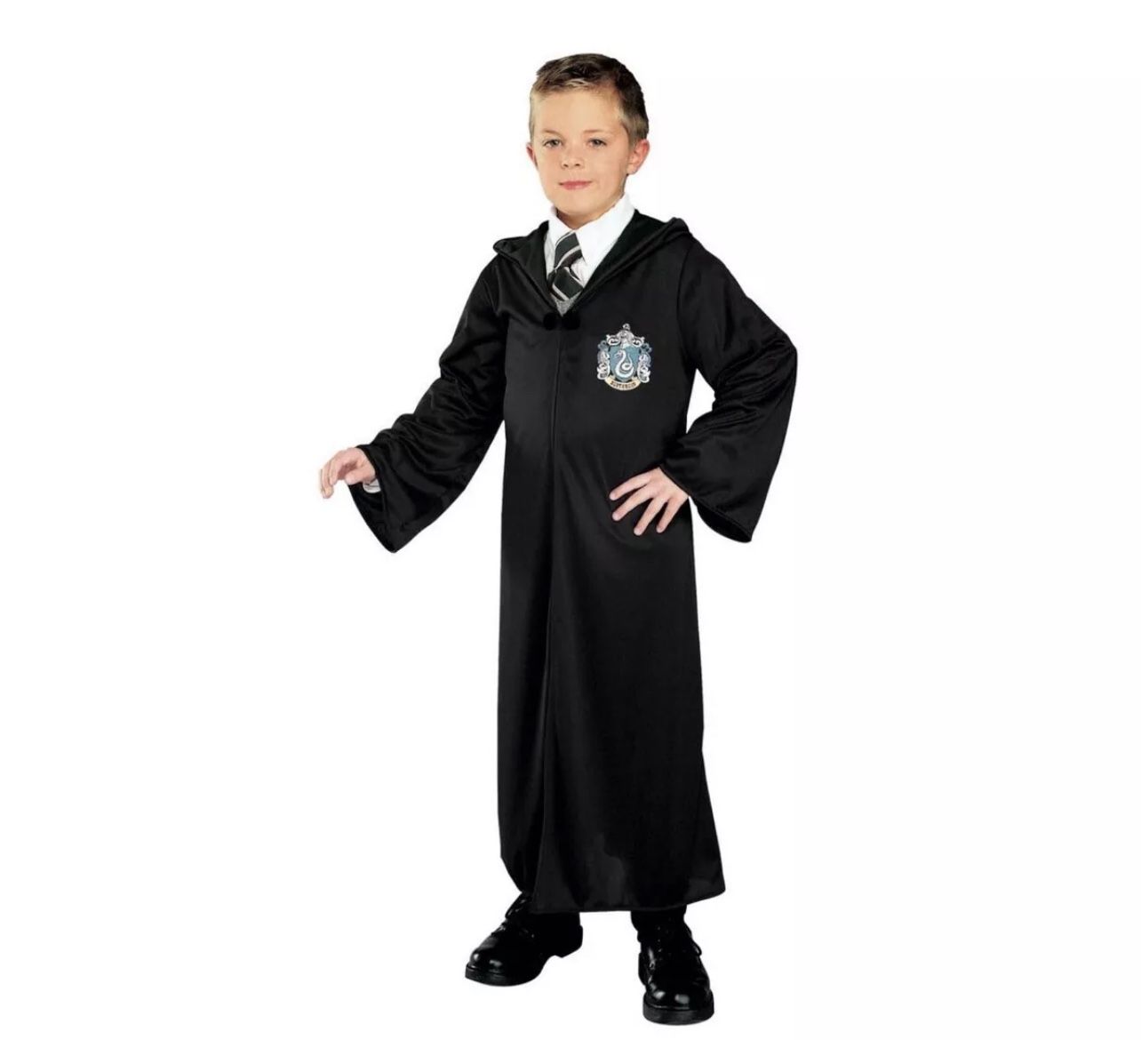 Boys Child SLYTHERIN Harry Potter Robe Costume Size L(12-14)